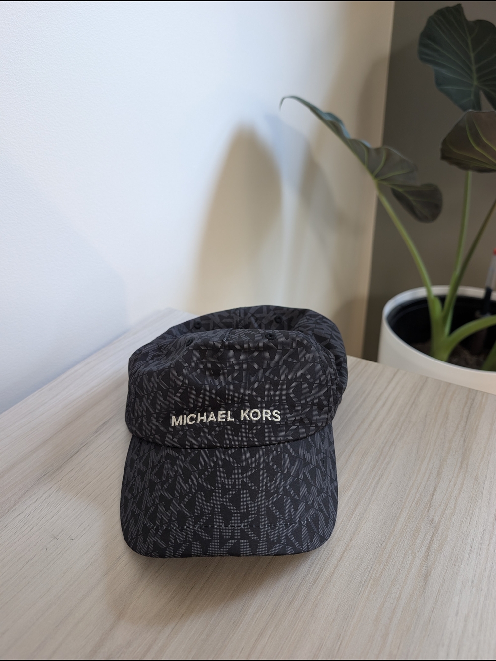 Michael Kors Black MK Logo Cap